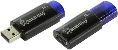 Лот: 8906446. Фото: 1. USB Флешка на 16GB SmartBuy Click... USB-флеш карты