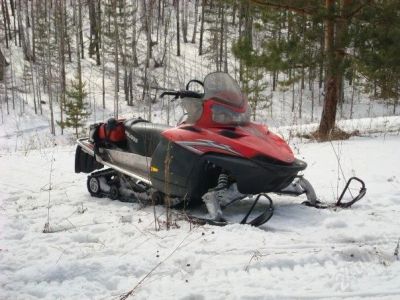 Лот: 650988. Фото: 1. Polaris 600 HO SWITCHBACK CFI. Снегоходы, квадроциклы
