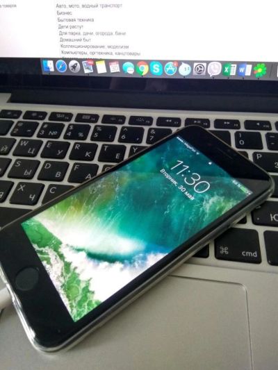 Лот: 9756153. Фото: 1. iPhone 7 128Gb Matte Black. Смартфоны