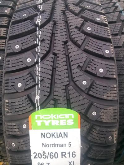 Лот: 4504319. Фото: 1. 205 60r16 Nokian Nordman-5, Новые... Шины