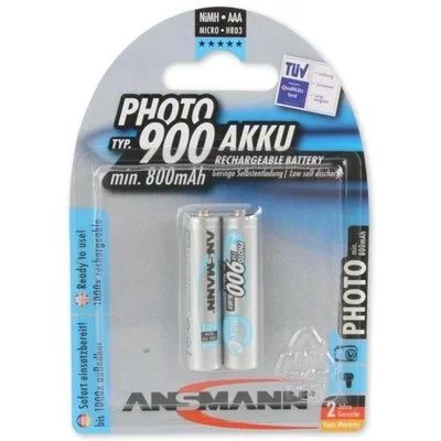 Лот: 14551115. Фото: 1. Аккумулятор Ni-MH AAA ANSMANN... Батарейки, аккумуляторы, элементы питания