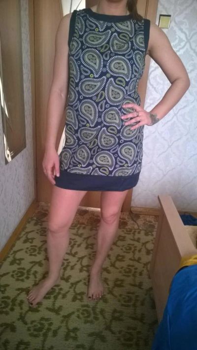 Лот: 7084254. Фото: 1. платье темно-синее короткое. Платья