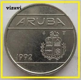 Лот: 17026501. Фото: 1. Аруба 10 центов 1992 (10). Америка