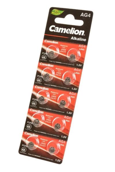 Лот: 22145869. Фото: 1. Элем.пит.CAMELION AG4 377A/LR626... Батарейки, аккумуляторы, элементы питания