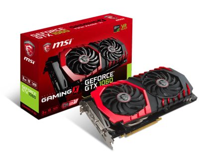 Лот: 13012392. Фото: 1. Видеокарта MSI GTX 1060 Gaming... Видеокарты