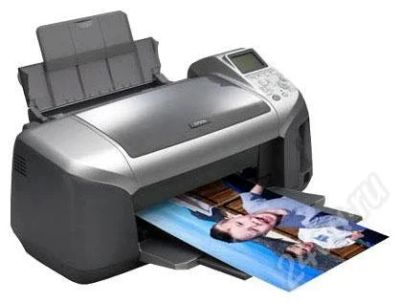 Лот: 386427. Фото: 1. Принтер Epson R300 + новая СНПЧ. Струйные принтеры