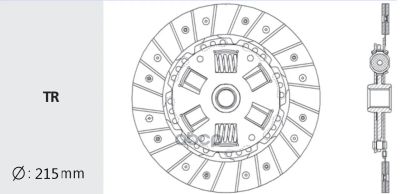 Лот: 21859910. Фото: 1. Диск Сцепления Valeo арт. TY-43. Другое (автозапчасти)