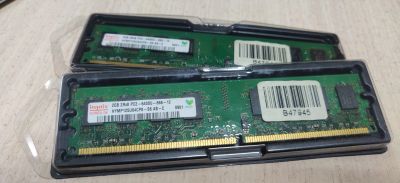 Лот: 19988160. Фото: 1. ОЗУ 4 Гб DDR2/2модуля*2 Гб/Hynix... Оперативная память