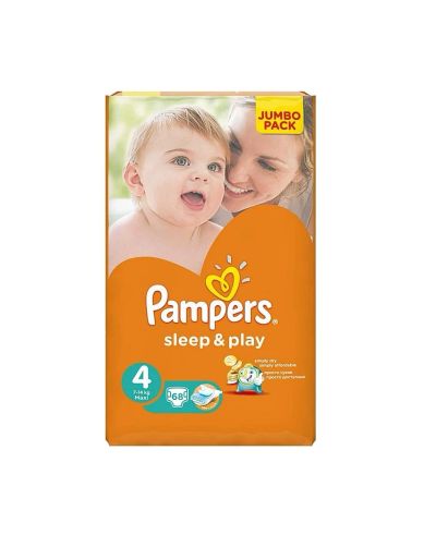 Лот: 7194646. Фото: 1. Подгузники Pampers Sleep&Play... Детская гигиена