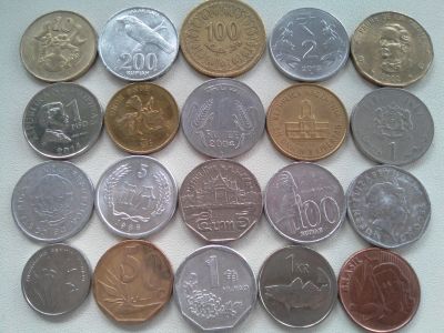 Лот: 14427466. Фото: 1. Набор монет экзотических стран... Наборы монет