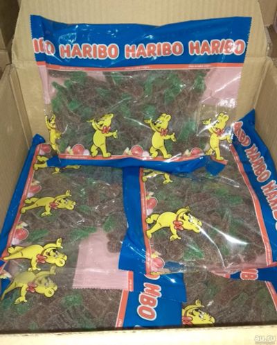 Лот: 17262406. Фото: 1. мармелад кислая супер кола Haribo... Другое (кондитерские изделия, конфеты)