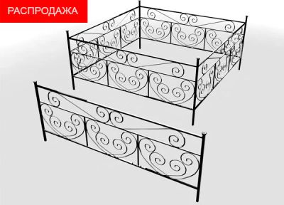 Лот: 10897133. Фото: 1. оградка №11 ритуальная размер... Ритуальные товары