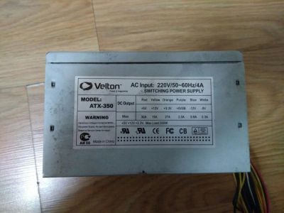 Лот: 9431407. Фото: 1. Блок питания Velton 350 W (3). Корпуса, блоки питания