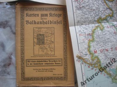 Лот: 6154693. Фото: 1. Старые штабные карты Балканы Оригиналы... Военная техника, документация