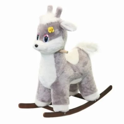 Лот: 6553813. Фото: 1. Качалка-Оленёнок музыкальная. Ходунки, прыгунки, качели