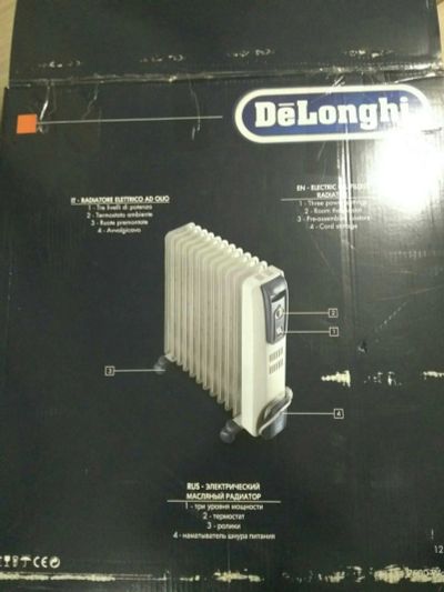 Лот: 13214933. Фото: 1. Радиатор DeLonghi 2500W. Радиаторы, системы охлаждения