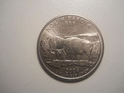 Лот: 5296559. Фото: 1. 25 центов США (квотер). Штат Северная... Америка