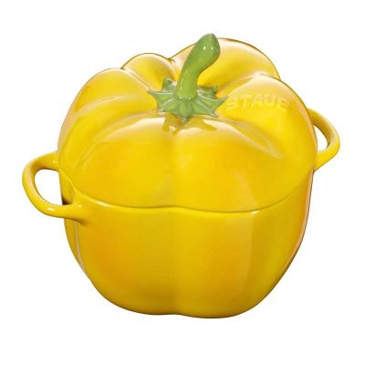 Лот: 24940504. Фото: 1. Кокот Staub La Cocotte Перец желтый. Кастрюли