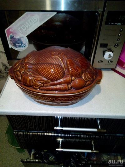 Лот: 12805555. Фото: 1. Утятница курятница. Жаровни, казаны