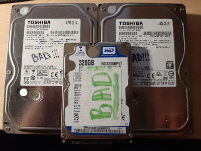 Лот: 19997496. Фото: 1. Дохлые HDD. Жёсткие диски (HDD)