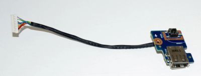 Лот: 9963669. Фото: 1. Плата кнопки включения с USB разъёмом... Платы расширения, контроллеры, доп. порты