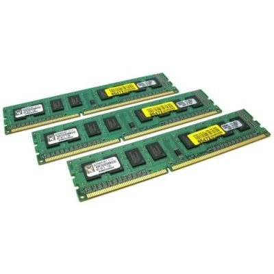 Лот: 17421739. Фото: 1. Kingston (KVR1333D3N9K3/3G) 3GB... Оперативная память