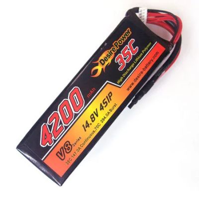 Лот: 3344839. Фото: 1. Аккумулятор Desire Power 4200XP35-4S. Авиамоделизм