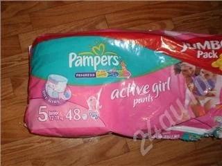Лот: 301409. Фото: 1. Трусики Pampers active girl (для... Другое (дети растут)
