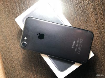 Лот: 13339071. Фото: 1. IPhone 7 32gb black. Смартфоны