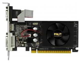Лот: 11592245. Фото: 1. Видеокарта Palit GeForce GT520... Видеокарты