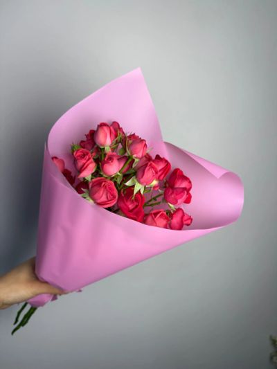 Лот: 25643820. Фото: 1. 4. Букет- комплимент из кустовых... Свежие цветы