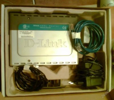 Лот: 127676. Фото: 1. ADSL модем-роутер D-Link DSL-504T. Маршрутизаторы (роутеры)