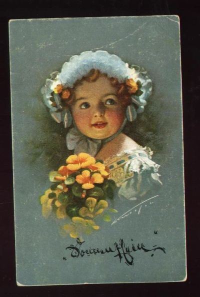 Лот: 9884395. Фото: 1. старинная довоенная немецкая открытка... Документы, ценные бумаги, письма