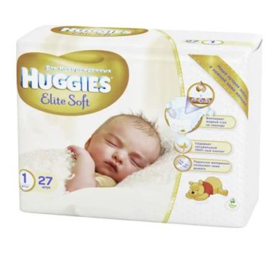 Лот: 4487406. Фото: 1. Детские подгузники Huggies Elite... Детская гигиена
