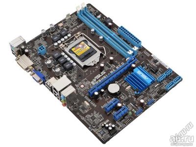 Лот: 8649604. Фото: 1. Материнская плата ASUS P8H61-MX... Материнские платы