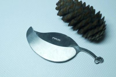 Лот: 8939860. Фото: 1. Нож складной листок лист stainless. Ножи, топоры