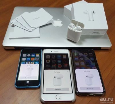 Лот: 13065234. Фото: 1. AirPods Оригинальное подключение. Красноярск