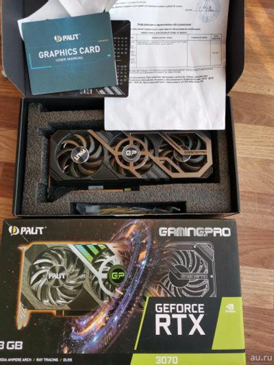 Лот: 17791716. Фото: 1. Видеокарта Palit GeForce RTX 3070... Видеокарты