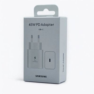 Лот: 25800203. Фото: 1. СЗУ ДЛЯ SAMS... WHITE USB-C PD... Зарядные устройства, блоки питания, адаптеры сетевые для смартфонов