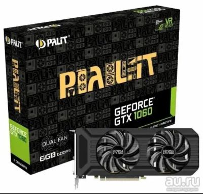 Лот: 25600763. Фото: 1. Palit Nvidia GeForce 1060 6gb. Видеокарты
