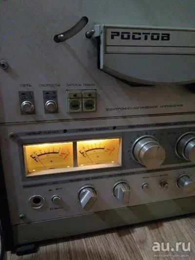 Лот: 13325065. Фото: 1. Магнитофон Ростов МК 105, система... Кассетные деки, магнитофоны