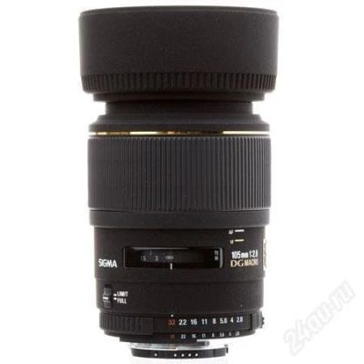 Лот: 1870334. Фото: 1. SIGMA AF 105 mm f/2.8 EX DG MACRO. Объективы