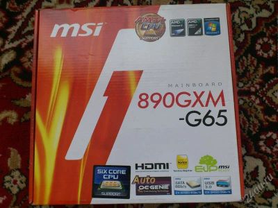 Лот: 1831004. Фото: 1. Материнская плата MSI 890GXM-G65... Материнские платы