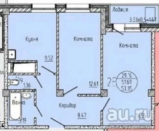 Лот: 10482544. Фото: 1. Продам 2 комнатную квартиру. Квартиры, студии