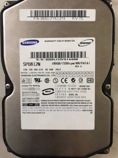 Лот: 15258745. Фото: 1. жесткие диск. Жёсткие диски (HDD)