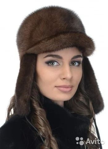 Лот: 6483340. Фото: 1. Норковая шапка ушанка. Головные уборы