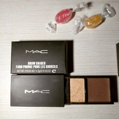 Лот: 16145557. Фото: 1. Тени MAC +хайлайтер для бровей. Макияж