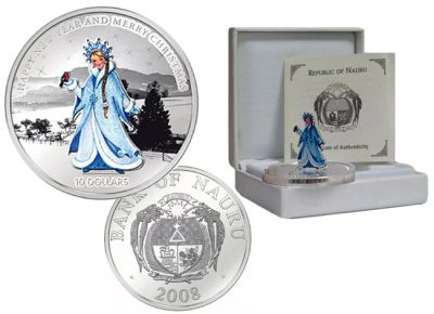 Лот: 6874939. Фото: 1. Науру 10 долларов, 2008 год. Австралия и Океания