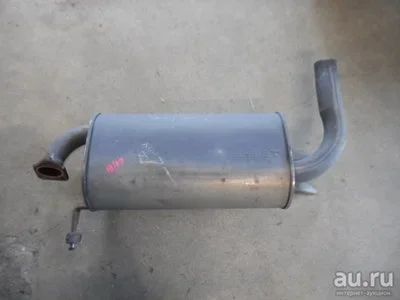 Лот: 12823050. Фото: 1. Глушитель Mitsubishi Airtrek CU2W... Двигатель и элементы двигателя