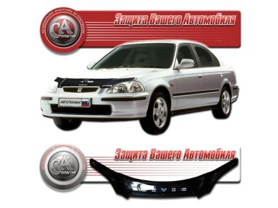 Лот: 4805888. Фото: 1. Дефлектор капота (чёрный) Honda... Детали тюнинга